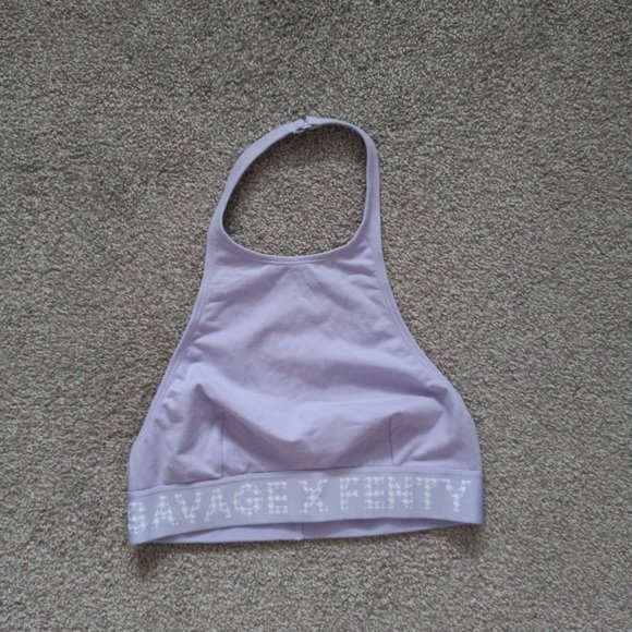 Savage X Fenty Forever Savage High Neck Halter Bralette - Picture 1 of 2